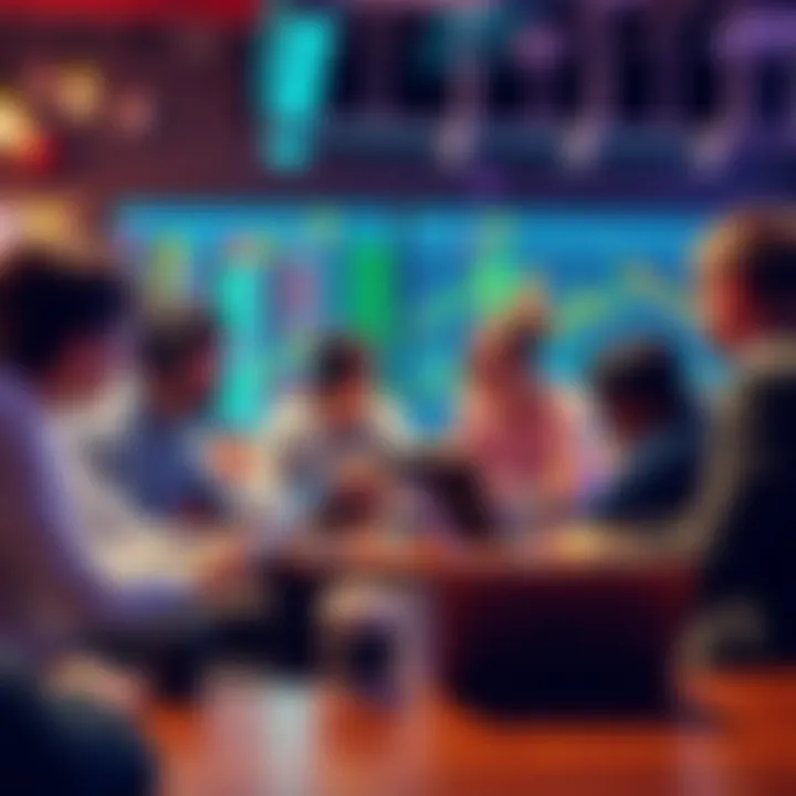 New Crypto Traders Learning Basics A group of new crypto traders studying wallet operations and key concepts in a casual setting with laptops and charts