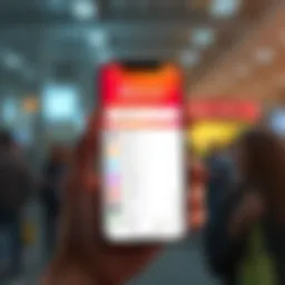 New Earn Tab in iOS Update A smartphone displaying the new Earn tab with reward options highlighted.