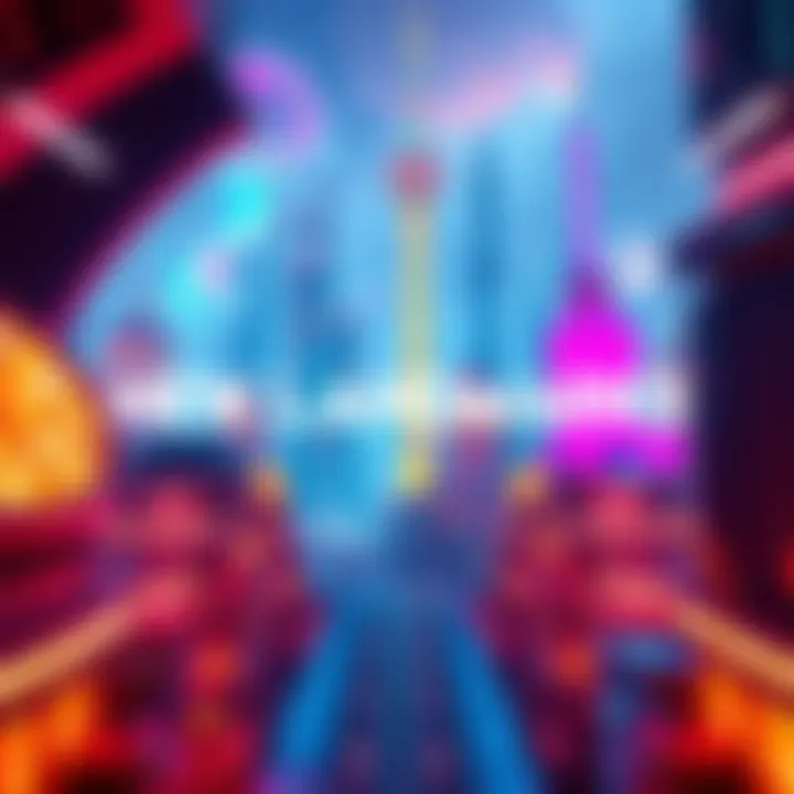 A visual representation of new landmarks in a virtual world, showcasing vibrant designs and futuristic architecture.
