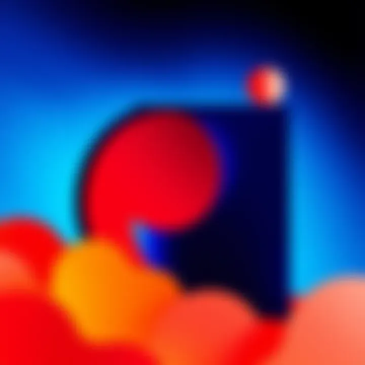 Cover design featuring abstract shapes and bright colors inspired by New Order's music style
