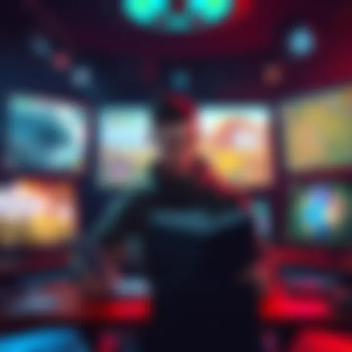 New Player in Atlas Earth A new player looking for tips in Atlas Earth, surrounded by game screens and a guidebook.