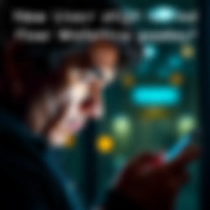 A person looking at their smartphone screen, confused about finding the wallet recovery passkey in the Base Wallet app settings.