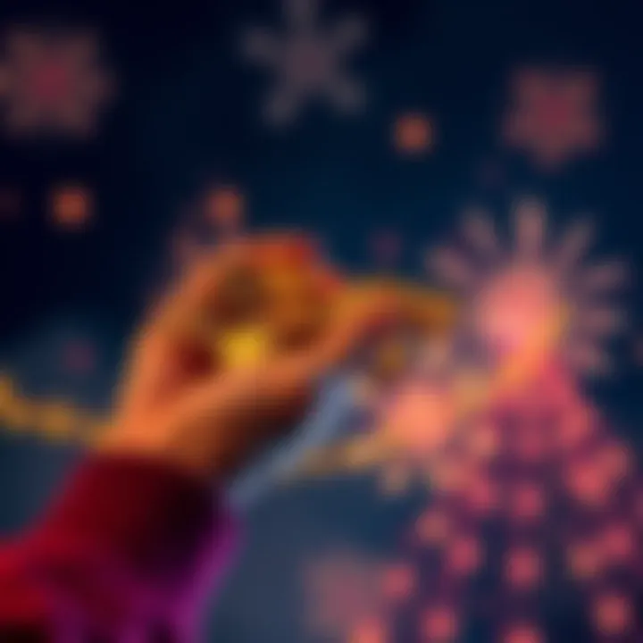 A person holding 1400 KAS tokens in celebration of the New Year, symbolizing financial optimism for 2025.