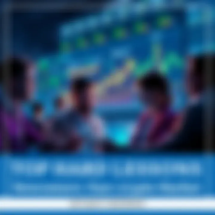 Newcomers Learning Crypto Lessons A group of people looking at charts and discussing cryptocurrency challenges, illustrating the tough lessons newcomers face in the market.