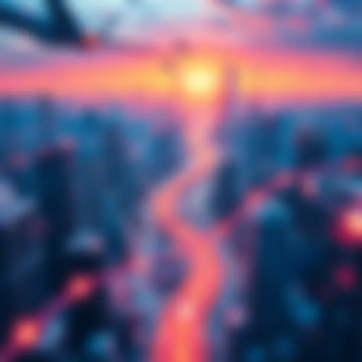 An abstract representation of evolving news trends and societal changes