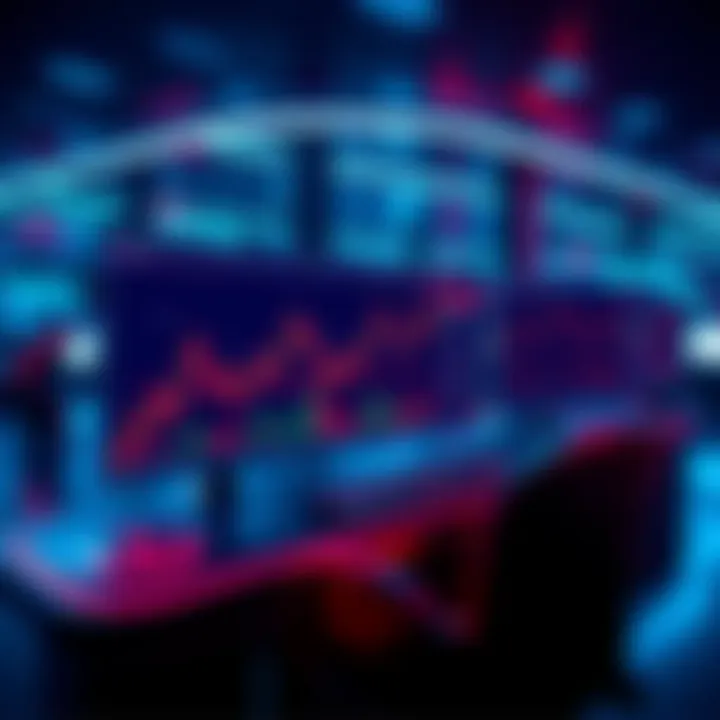 A graphical representation of the Nexa trading terminal showing real-time memecoin trading activity and risk management tools.