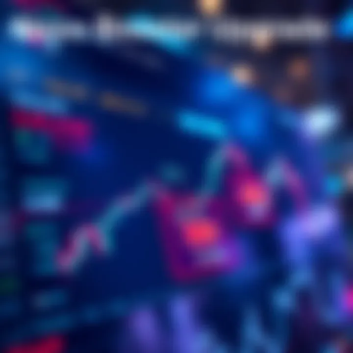 A graphic showing the Nexo Booster interface with stop loss and take profit features highlighted during an ETH trade.