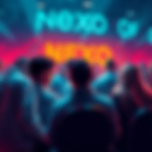 A group of people discussing and sharing predictions about NEXO's price on a digital forum