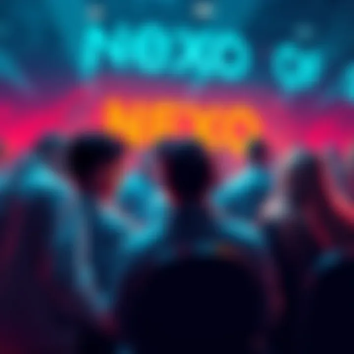 A group of people discussing and sharing predictions about NEXO's price on a digital forum