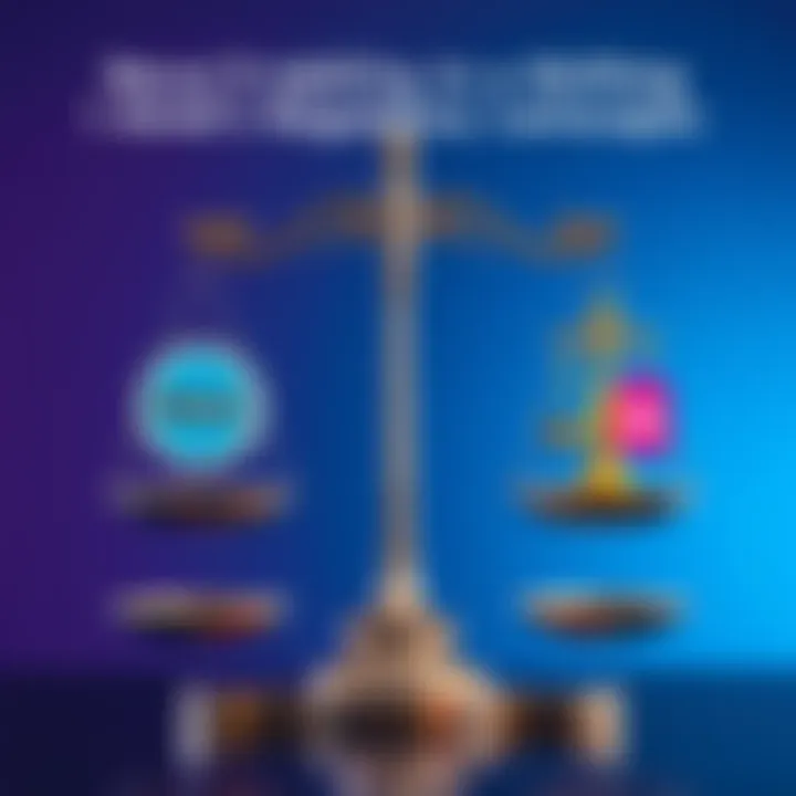 Nexo's Stability in a Shifting Regulatory Landscape Visual representation of regulatory scales balancing on one side Nexo's logo and on the other side symbols of regulation