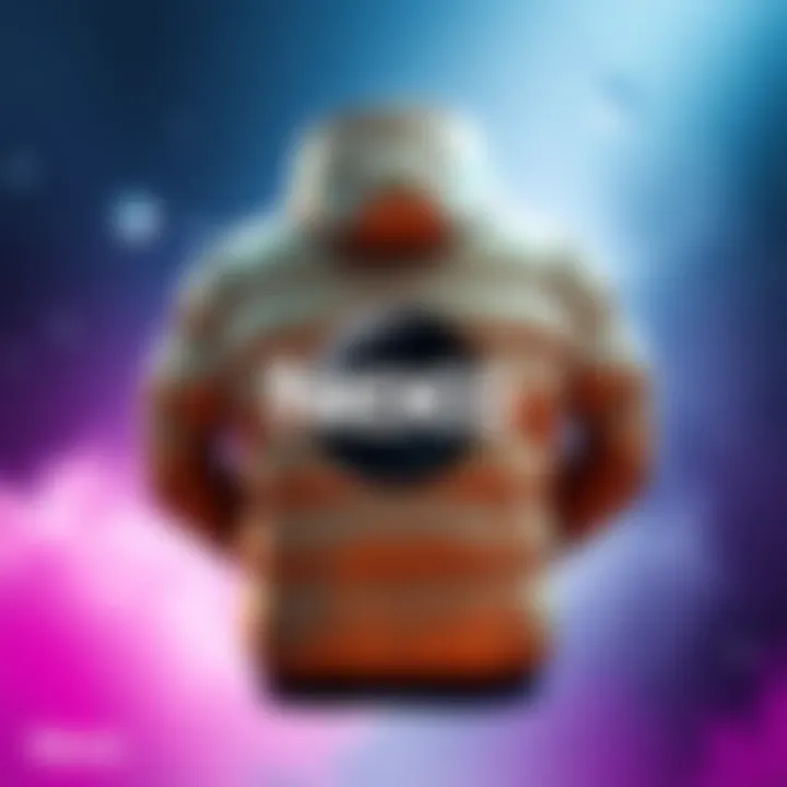 A puffer jacket displayed with a Nexo logo, inviting people to participate in the giveaway by commenting in their language.