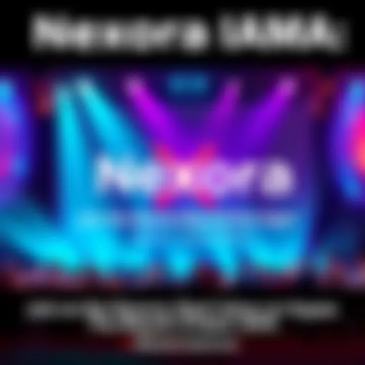 Graphic showing Nexora logo with date and time for the AMA on March 27 at 3 PM UTC