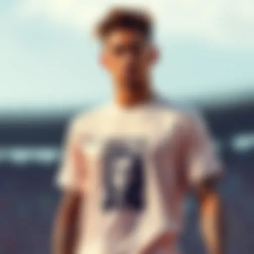 Neymar Wearing Satoshi T-Shirt Neymar poses in a Satoshi t-shirt, showcasing his style and interest in cryptocurrency.