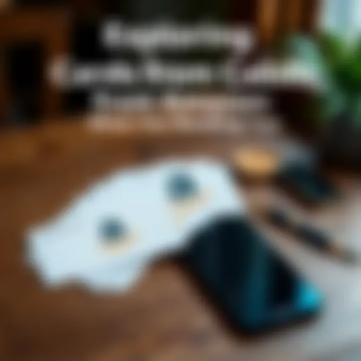 Exploring NFC Cards from Amazon Generic NFC cards on a wooden table with a smartphone and payment icons