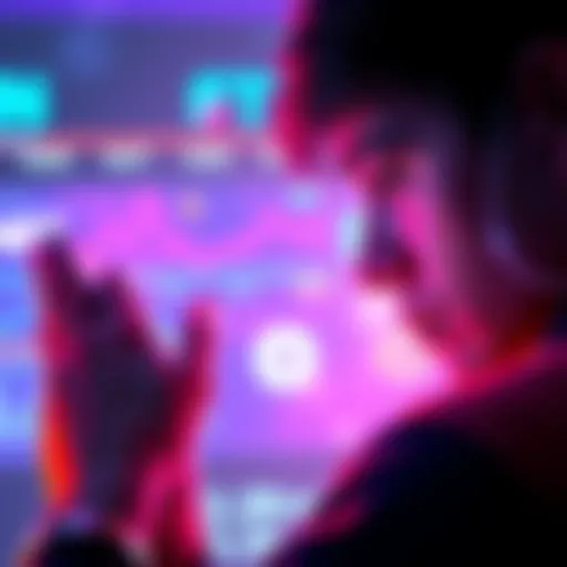 A frustrated person looking at their phone with a crashing app screen showing missing NFT assets.