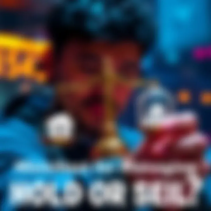 A person weighing options for managing NiceHash payouts, with icons representing holding, selling, and altcoin investment