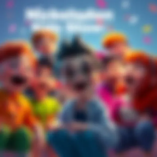 A collage of kids’ shows with characters singing in different languages, showcasing dubbing variations from Nickelodeon programs.