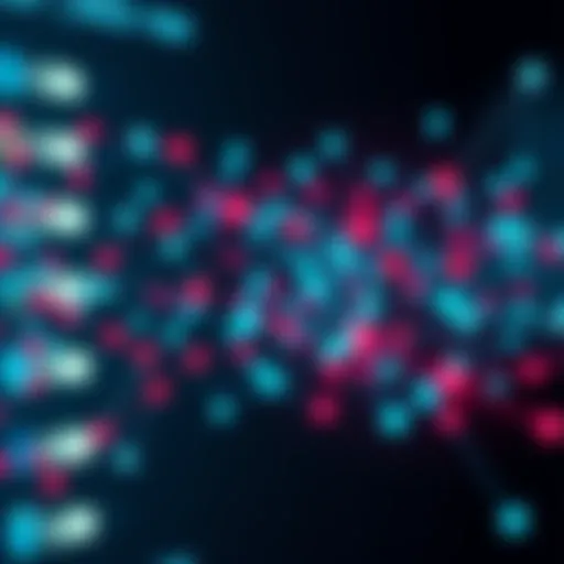 A visual representation of blockchain nodes connected in a network, illustrating their important role in maintaining stability.