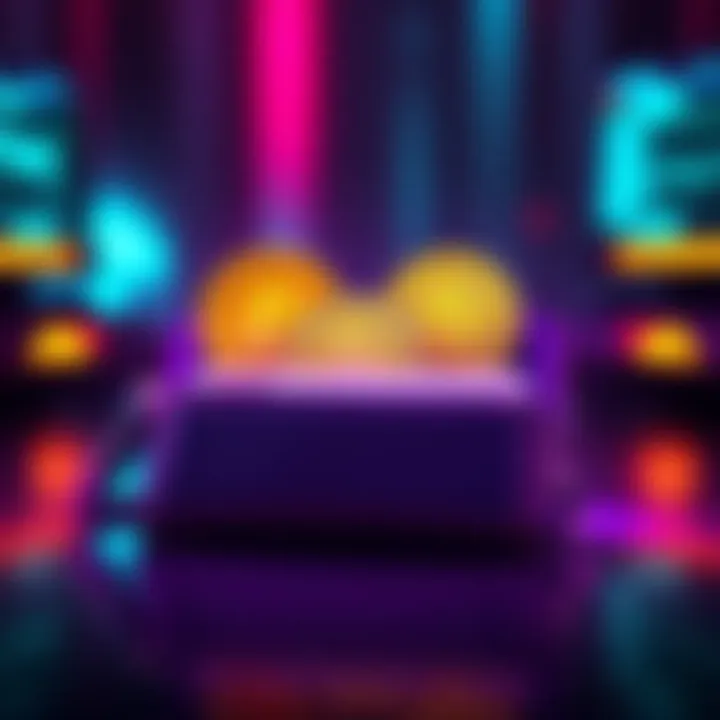 Node Wallet with ALGO Coins A digital wallet displaying several ALGO coins, symbolizing the concept of increasing rewards through additional holdings.