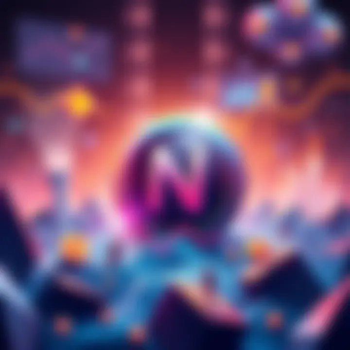 Nolus Protocol Success Illustration of Nolus Protocol showing strong performance and resilience amidst market challenges, with visual elements representing profit and stability.