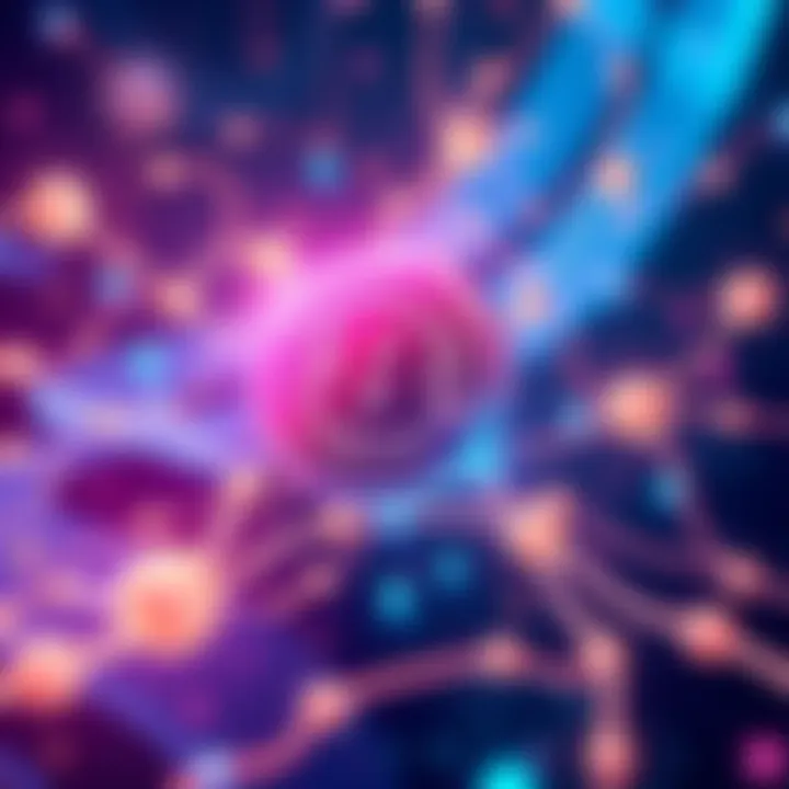 Illustration of Nolus integrating IBC with Solana, showing blockchain connections, safety features, and liquidity sources.