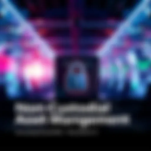 A visual representation of non-custodial asset management with multiple client accounts on various exchanges, highlighting security concerns and client experiences.