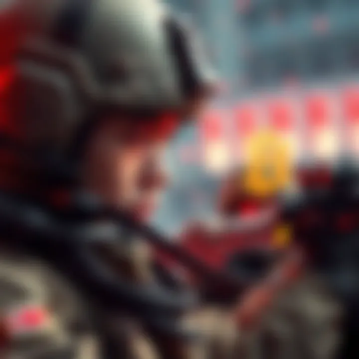 A military figure analyzes cryptocurrency symbols, highlighting North Korean infiltration into the market.