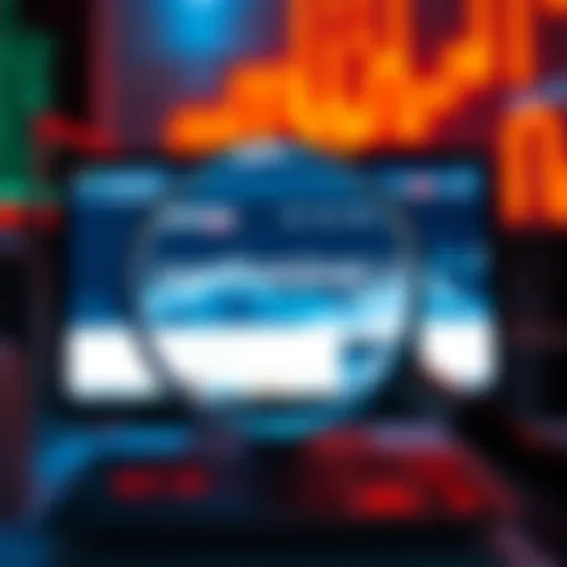 northminer.ca investigation A magnifying glass over a computer screen displaying northminer.ca's website, symbolizing scrutiny and inquiry into its legitimacy.