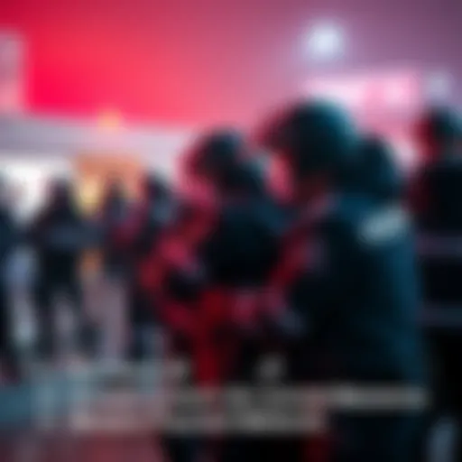 Norwegian police officers arresting individuals linked to Monero payments