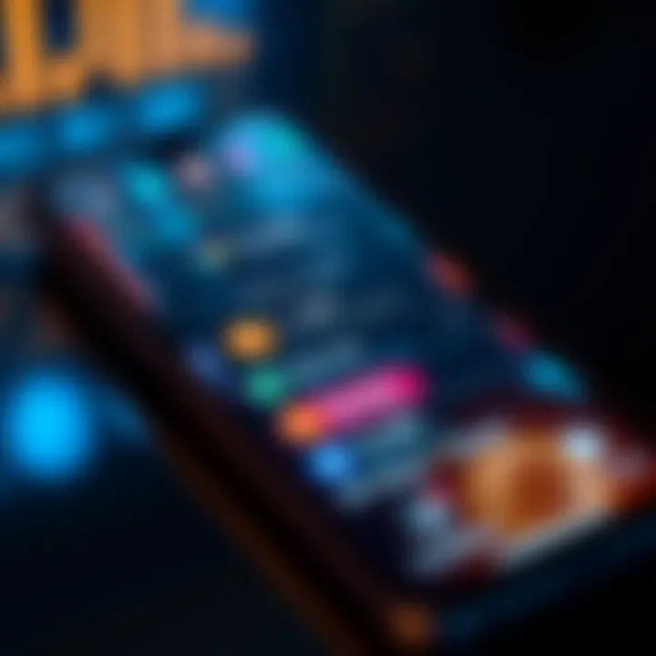 Notifications on a smartphone screen A smartphone displaying unexpected notifications about various coin prices