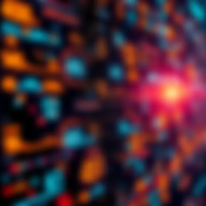 A visual representation of various numerical values and their applications in different fields like finance and technology