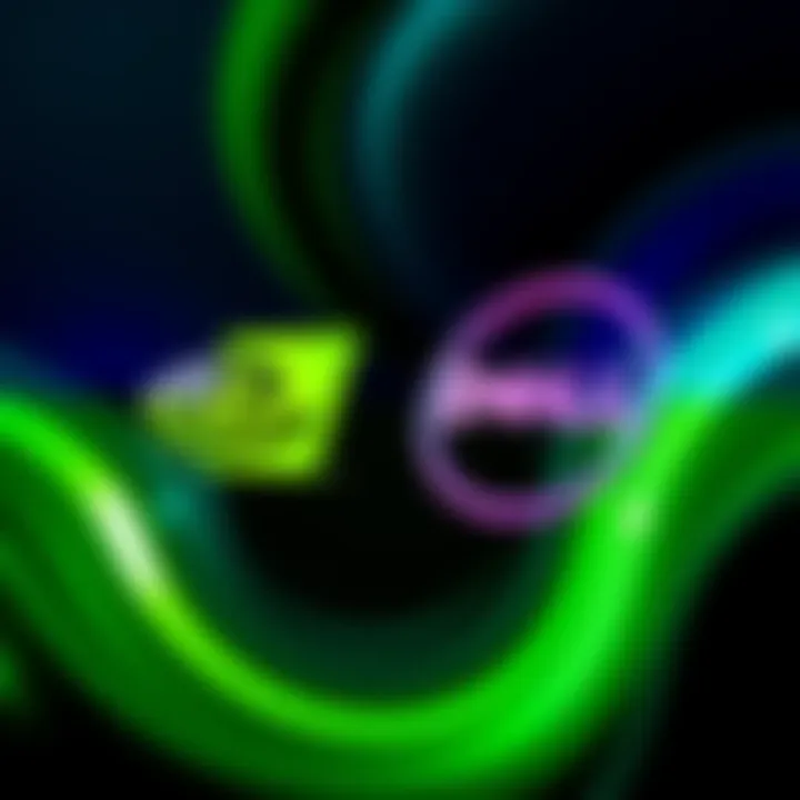 Nvidia and Dell logos together Logos of Nvidia and Dell showing a potential acquisition scenario