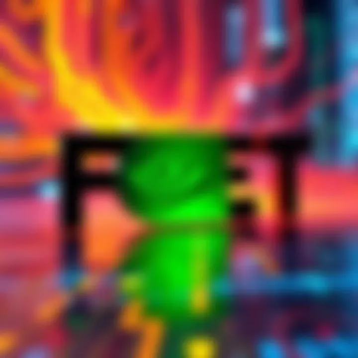 Nvidia logo with FET ASI Alliance logo in the background, symbolizing collaboration for decentralized AI tech