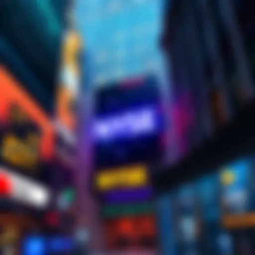 A digital representation of the NYSE logo alongside graphics depicting 24/7 equity trading and blockchain technology