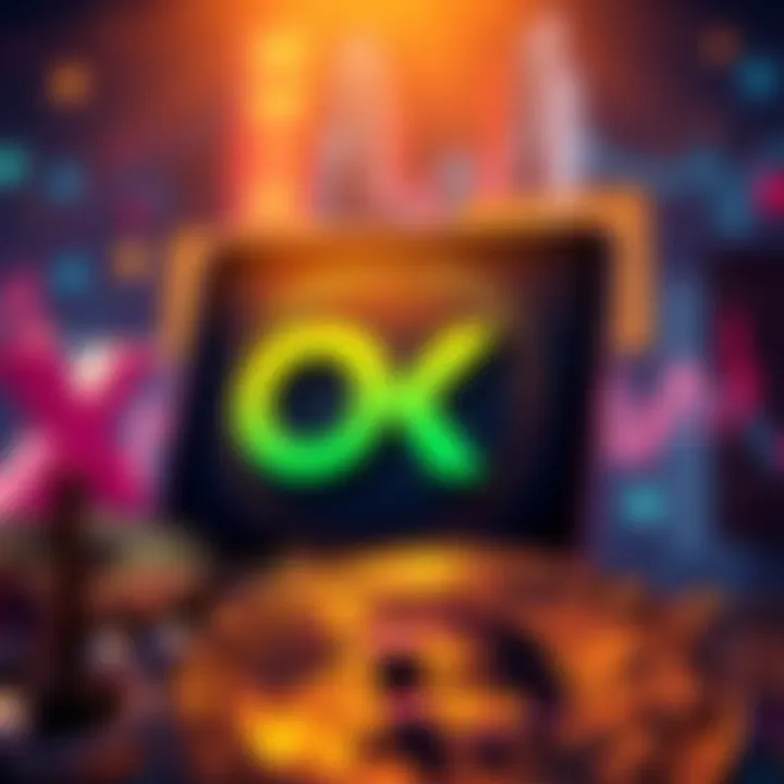 A graphic showing the OKX exchange logo alongside the Pi cryptocurrency symbol, indicating the new access for US users.