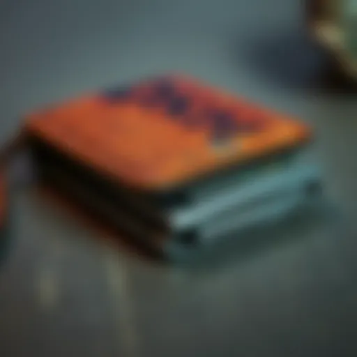 A close-up view of a decade-old DNM wallet, showing wear and age, reflecting the history of its use in vending since 2012.