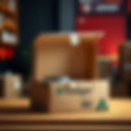 An open Ledger box showing its contents without tape or seal, raising questions about packaging practices.
