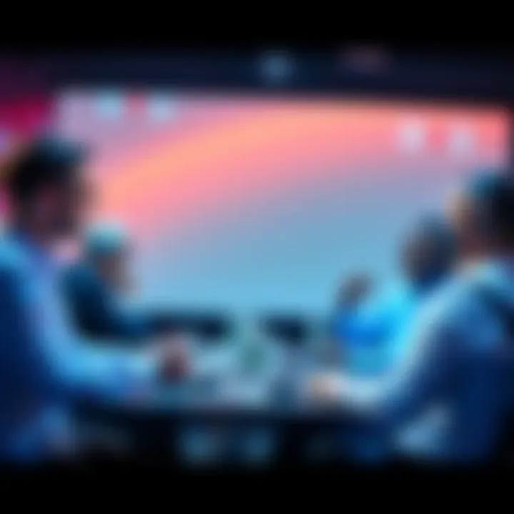 Members of the Open Source Committee discussing insights at Intersect MBO