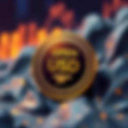 An illustration of the Open USD stablecoin with Solana's logo, symbolizing global transactions and economic benefits for businesses.