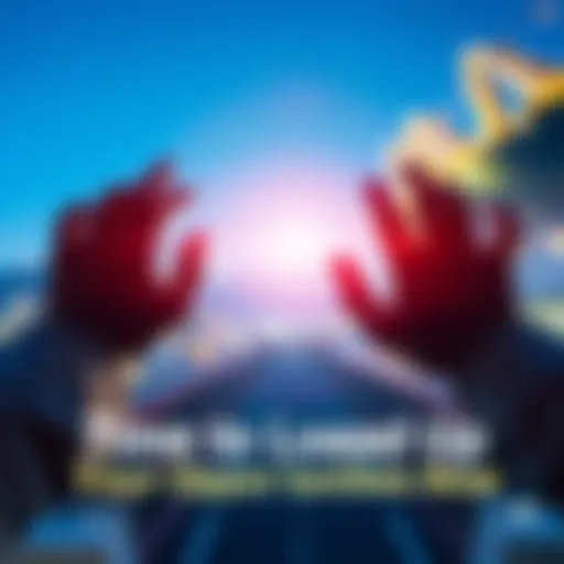 A person looking at a bright horizon with open hands, ready to grab opportunities.