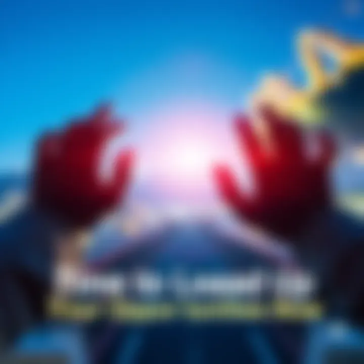 A person looking at a bright horizon with open hands, ready to grab opportunities.