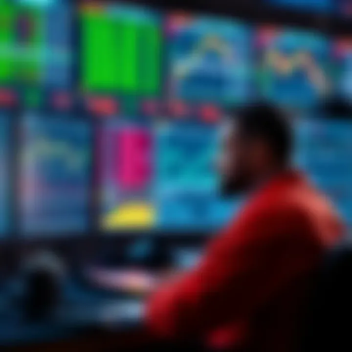 Understanding Order Book and Trading A trader analyzing a financial order book with charts and graphs showing market reactions to PI listing for shorting.