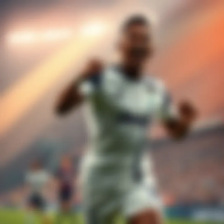 Victor Osimhen celebrates after scoring a goal during a match against Juventus, showcasing his talent and passion for the game.