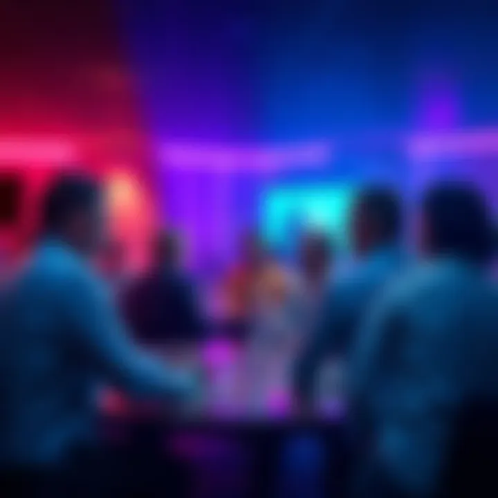People discussing allegations against OuroDex in a meeting or forum setting
