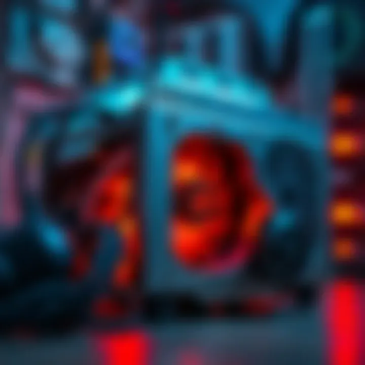 Overheating ICERIVER KAS KS5L Miner Photo showing an ICERIVER KAS KS5L miner with a visibly hot power supply