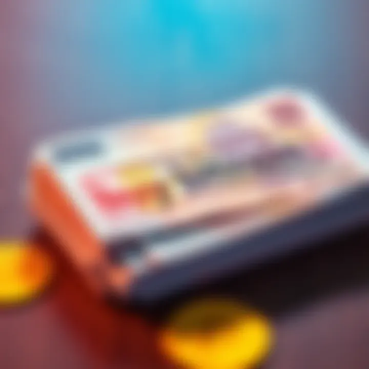 A stack of paper money with 'buy bitcoin' stamped on it, symbolizing the promotion of cryptocurrency in Europe