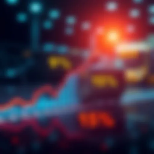 A graph showing a comparison between 9% and 15% parcel distribution rates in logistics