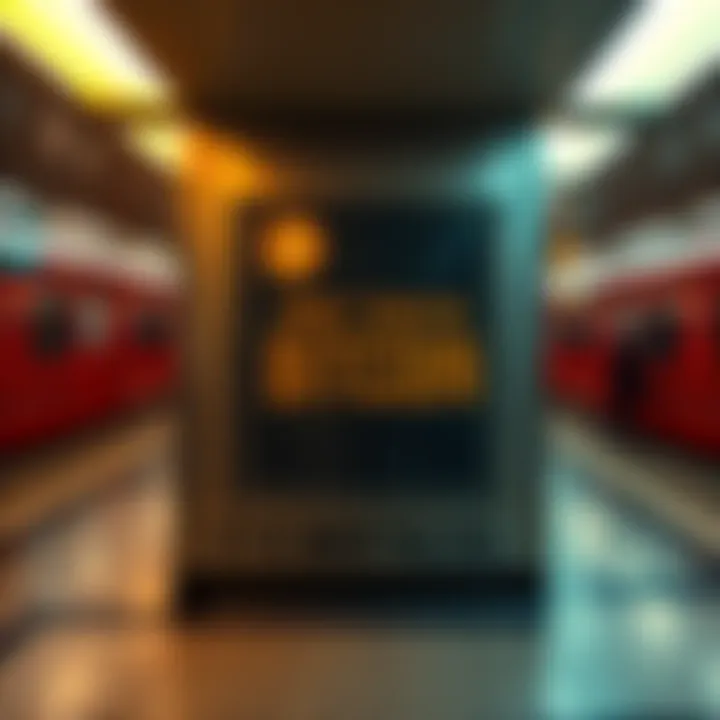 A subway advertisement in Paris warning people not to invest in Bitcoin, featuring bold text that says 'Don't touch it, it is worthless.'