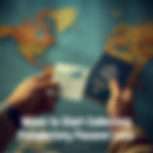 A traveler examining their newly obtained passport and travel documents, preparing for future trips