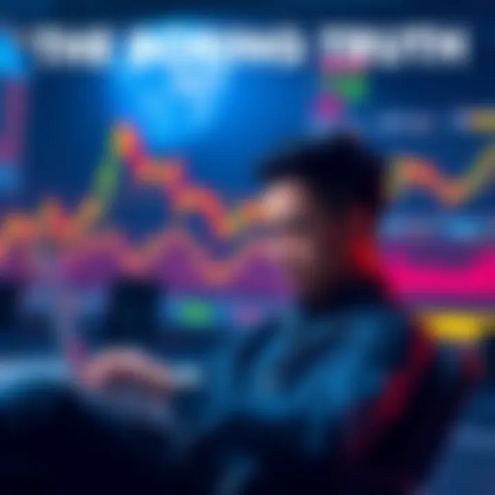 A person sitting calmly with a laptop, looking at cryptocurrency charts, symbolizing patience in investing.